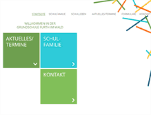 Tablet Screenshot of grundschule-furth.de